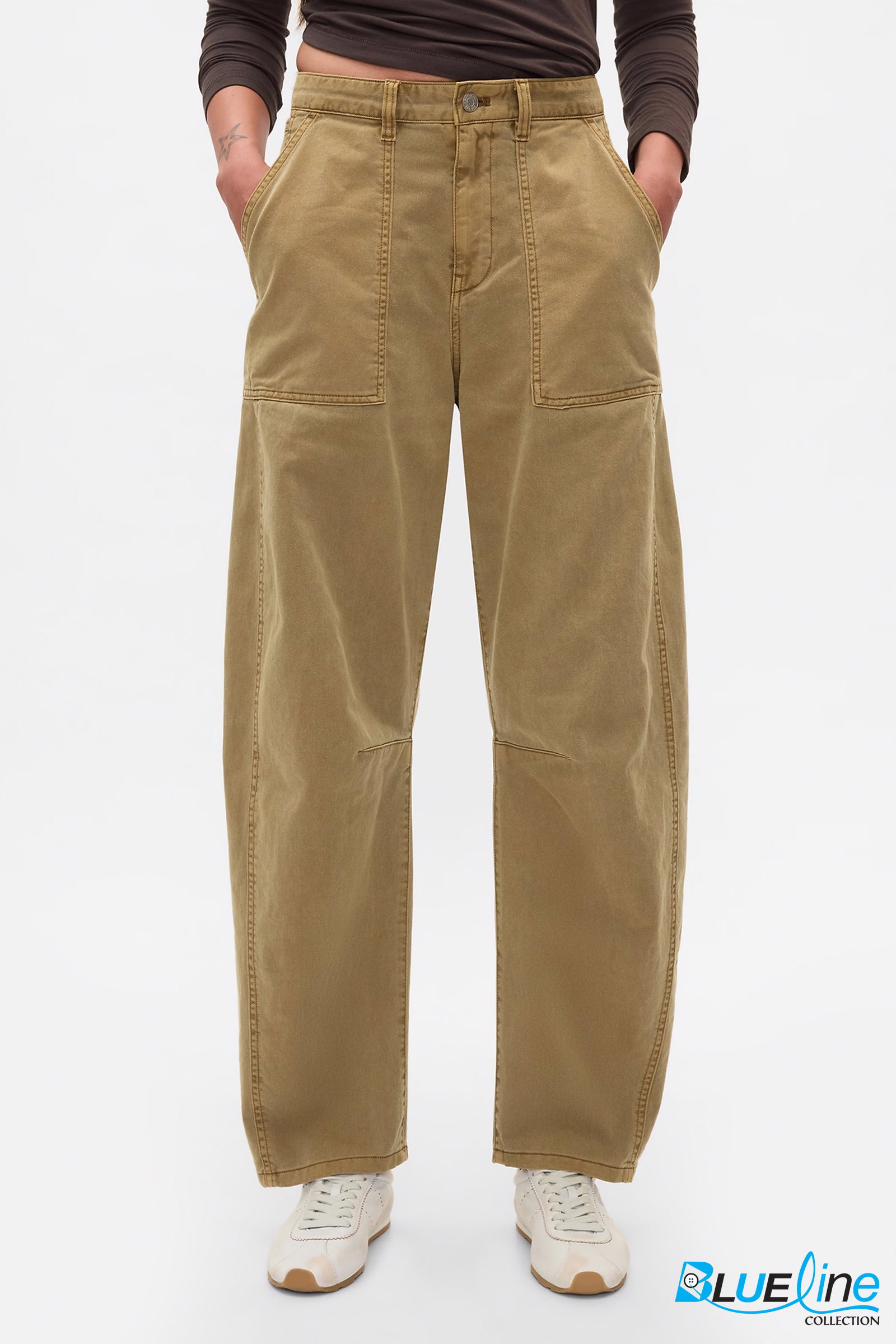 Bcizzy Barrel Pant Off White